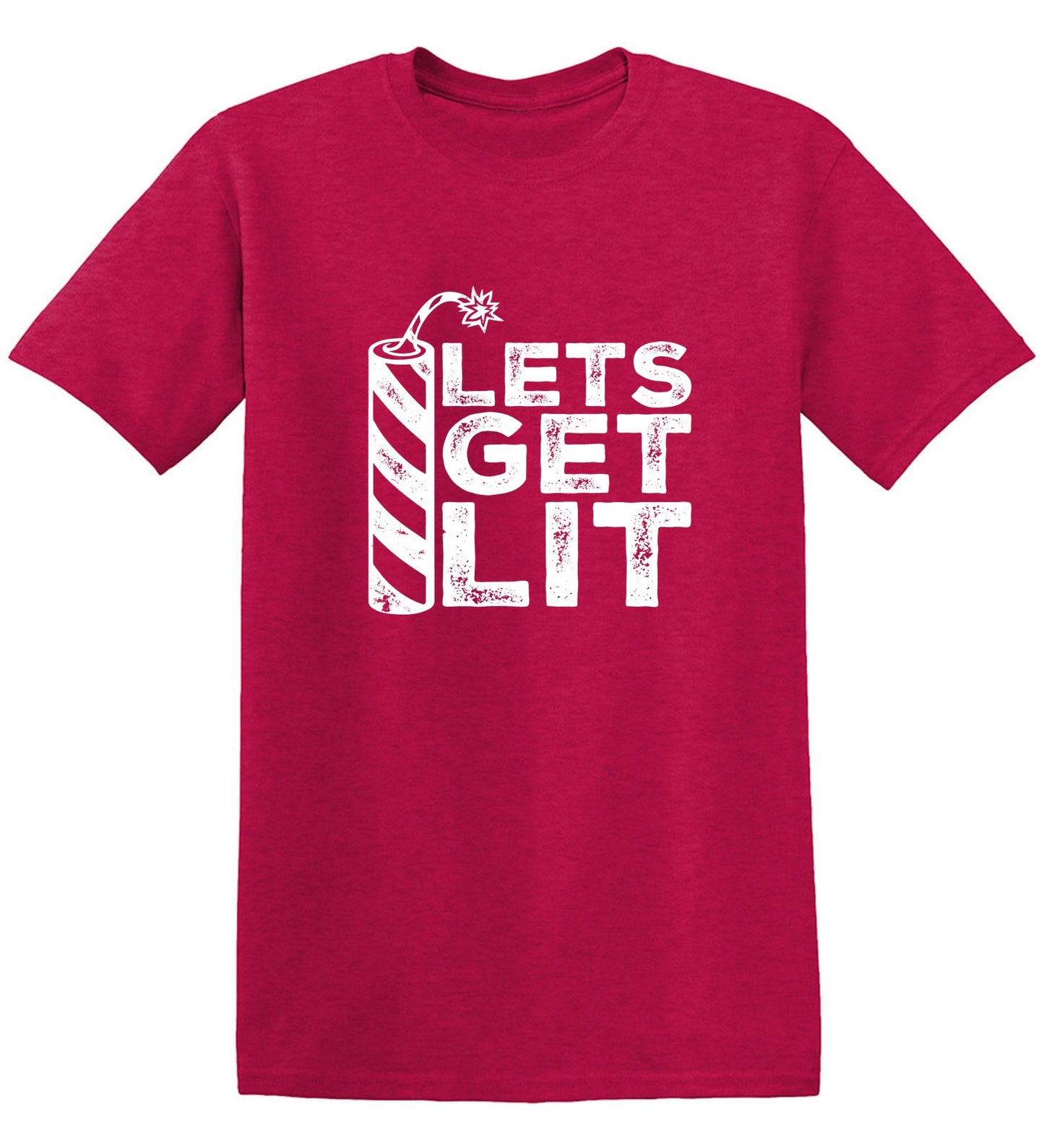Funny T-Shirts design "Lets Get Lit- 4th of July T-Shirt"