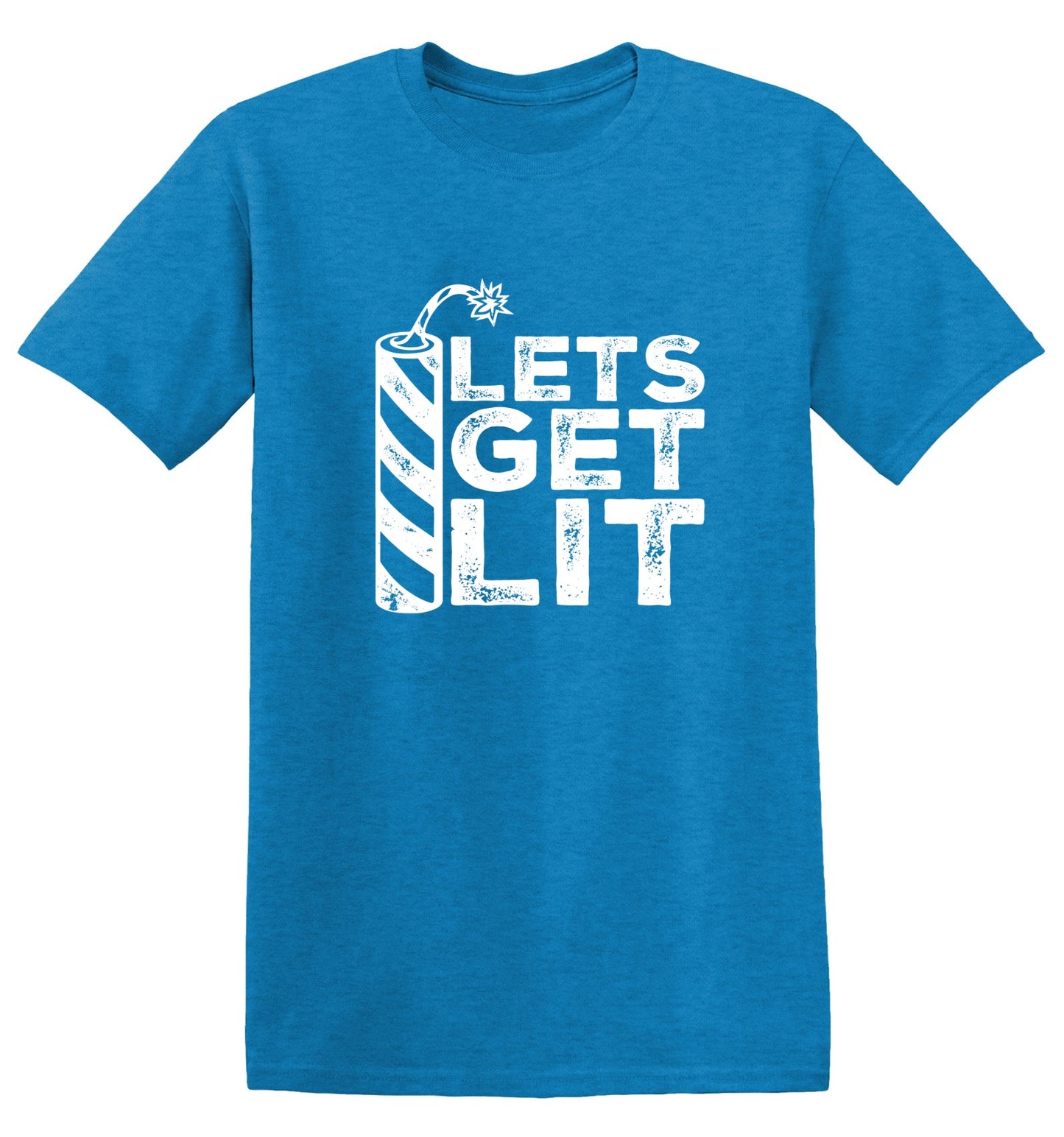 Funny T-Shirts design "Lets Get Lit- 4th of July T-Shirt"