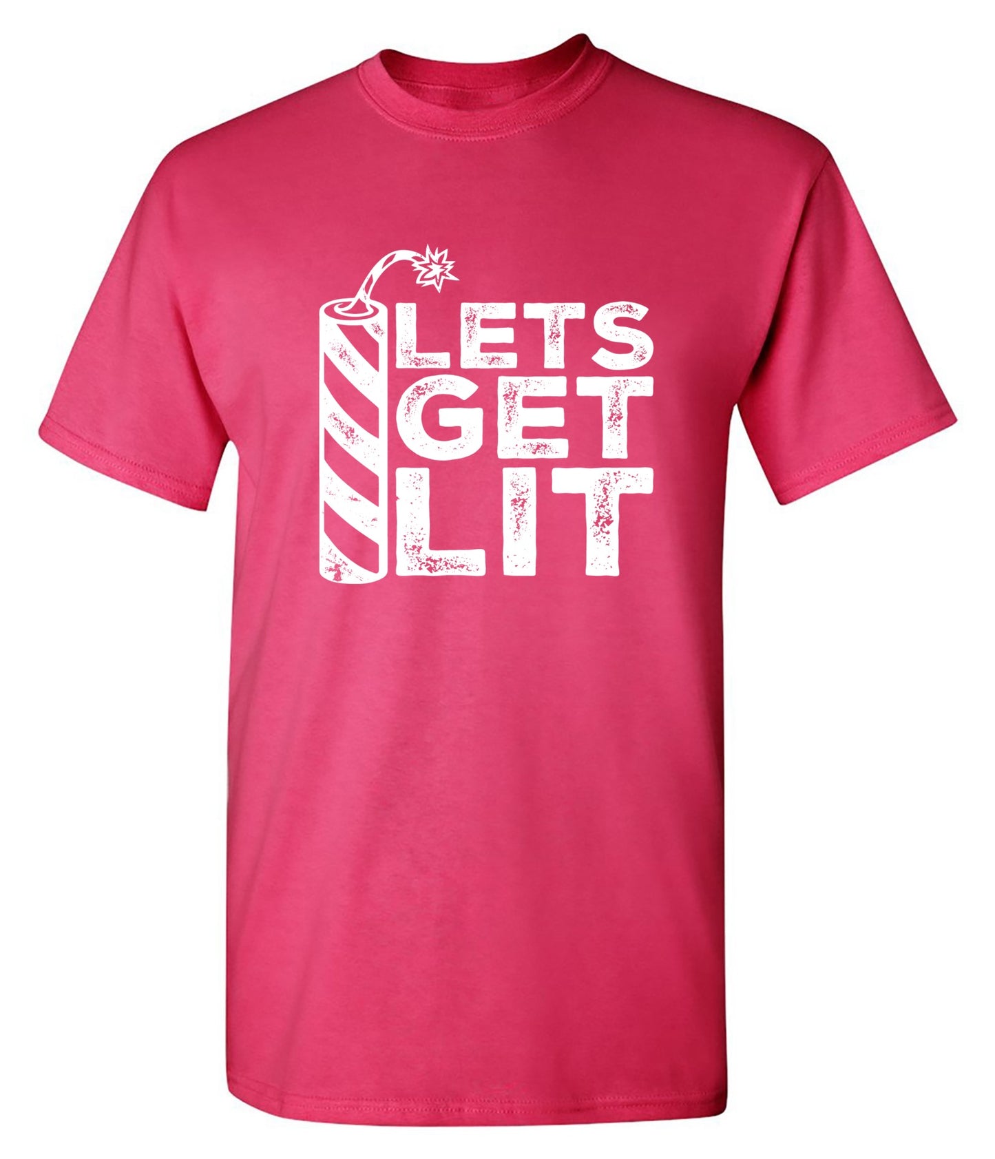 Funny T-Shirts design "Lets Get Lit- 4th of July T-Shirt"