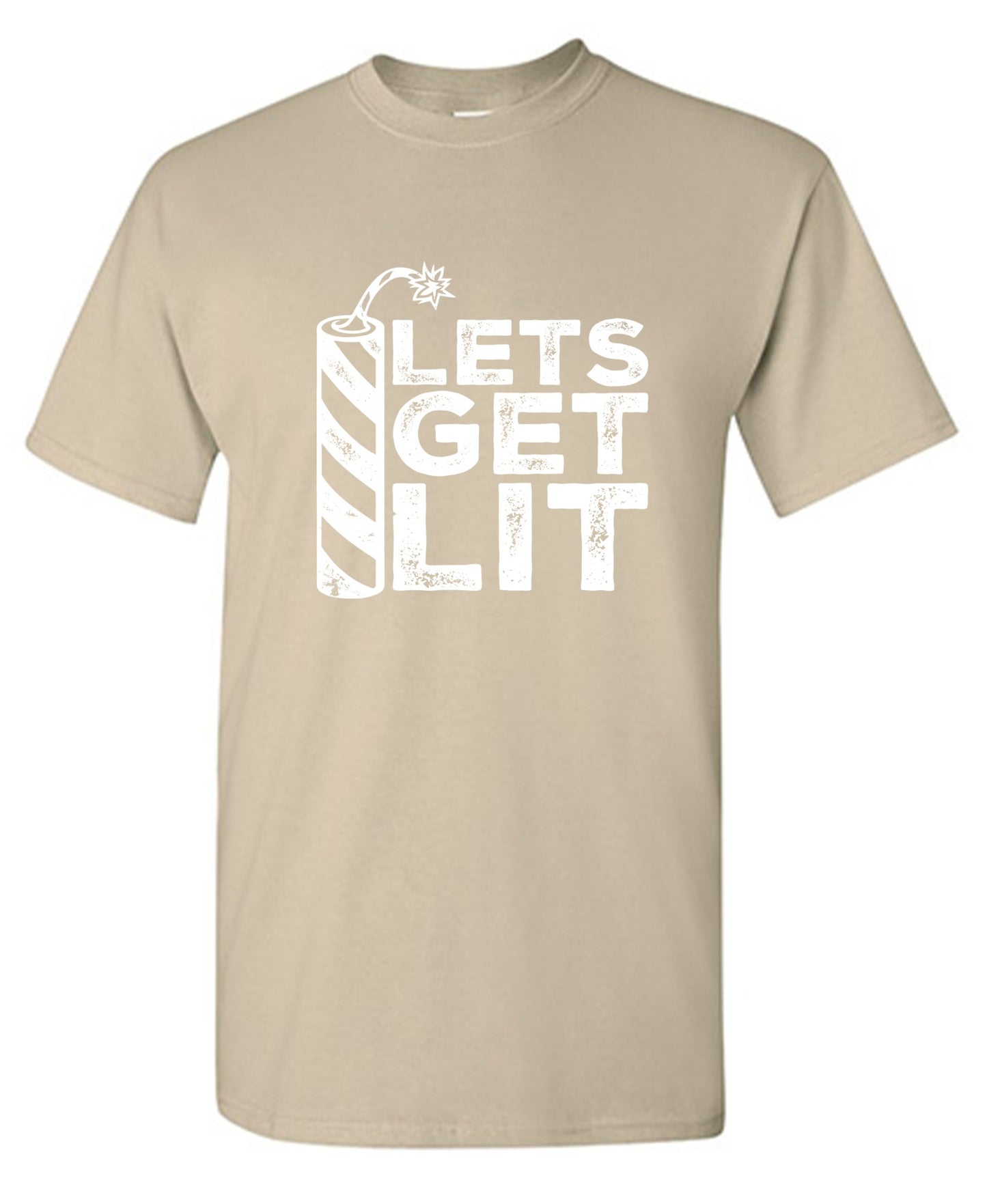 Funny T-Shirts design "Lets Get Lit- 4th of July T-Shirt"