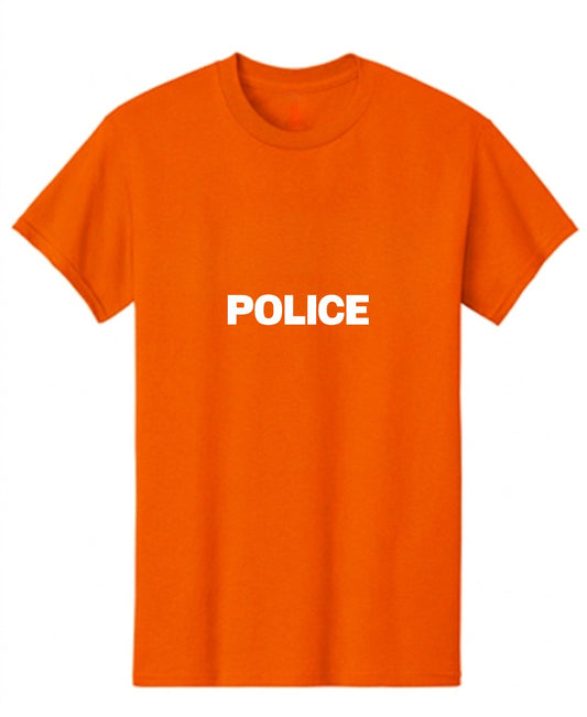 Funny T-Shirts design "Police label Mens T Shirt"