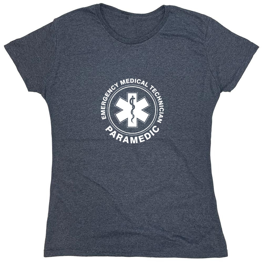 Funny T-Shirts design "Emergency Medical Technician Paramedic T Shirts - Womens"