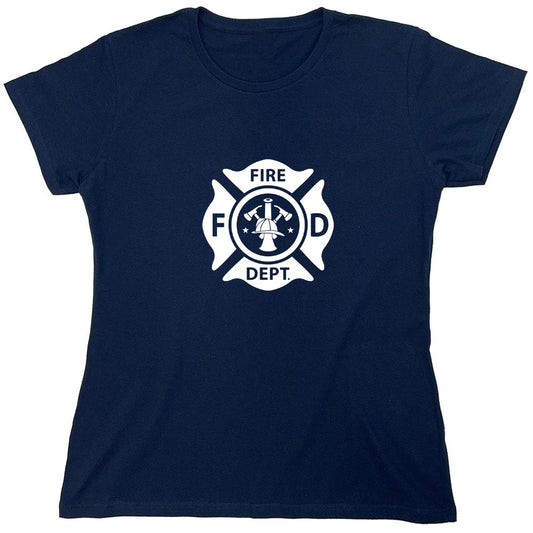 Funny T-Shirts design "Fire Department Mens T Shirt - Womens"
