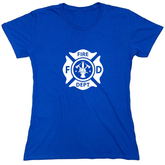 Funny T-Shirts design "Fire Department Mens T Shirt - Womens"