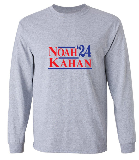 Funny T-Shirts design "NOAH KAHAN '24 Mens T Shirt - Long Sleeve"