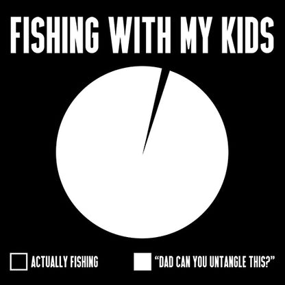 Funny T-Shirts design "Fishing With My Kids"