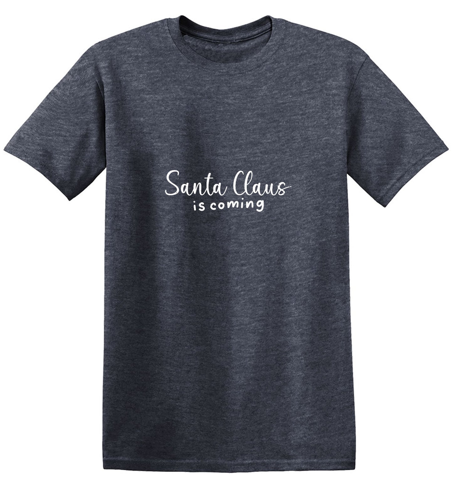 Funny T-Shirts design "Santa Claus is Coming Christmas Tee"