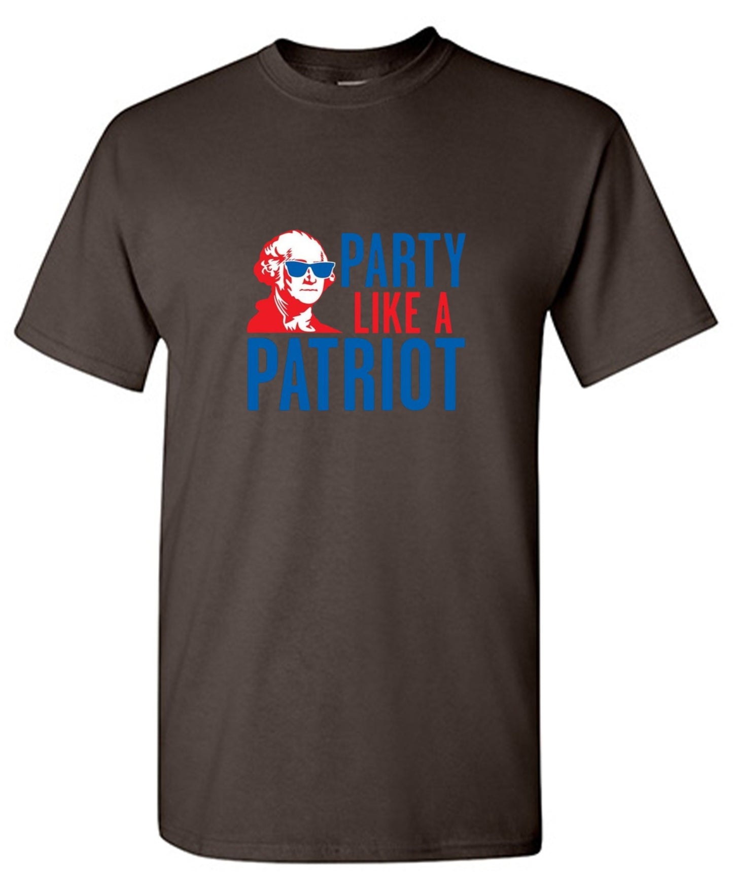 Funny T-Shirts design "Party Like A Patriot"