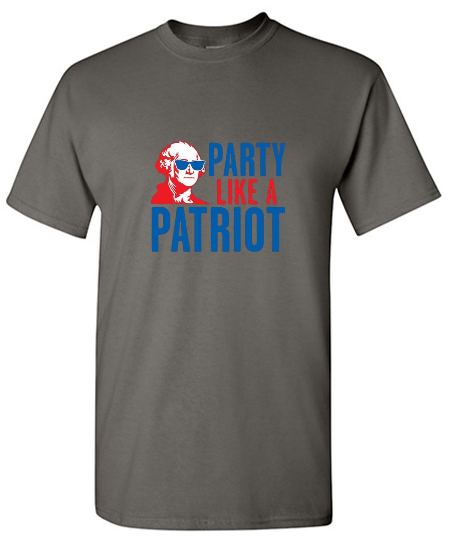 Funny T-Shirts design "Party Like A Patriot"
