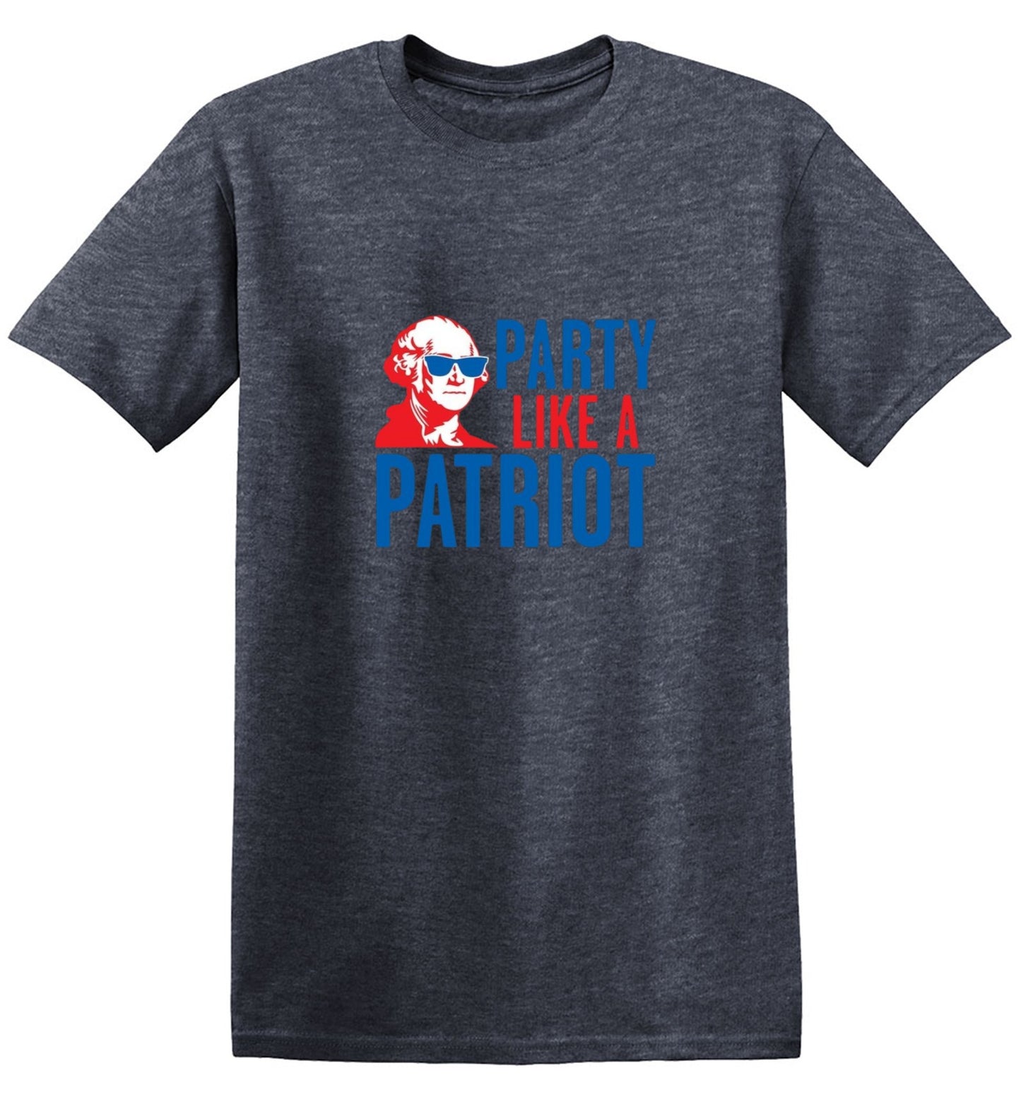 Funny T-Shirts design "Party Like A Patriot"