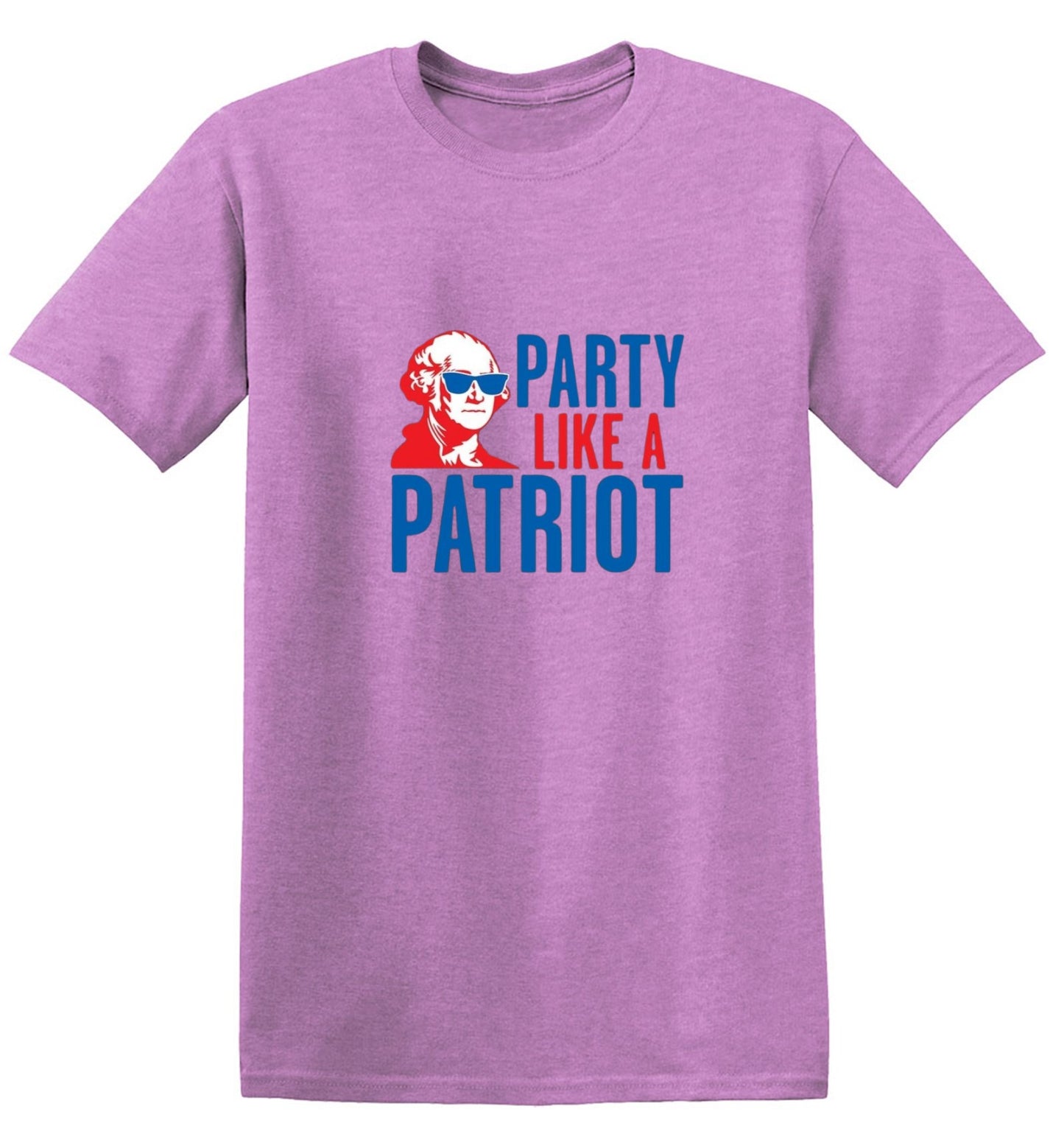 Funny T-Shirts design "Party Like A Patriot"