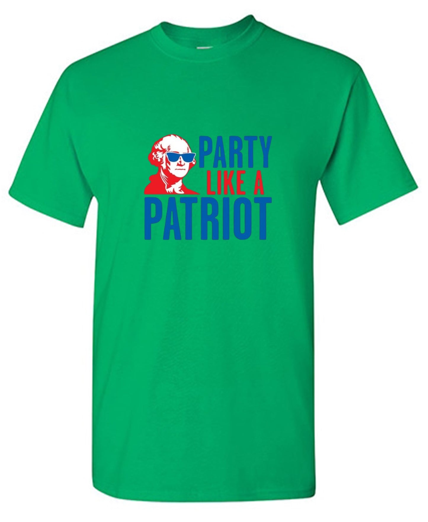 Funny T-Shirts design "Party Like A Patriot"