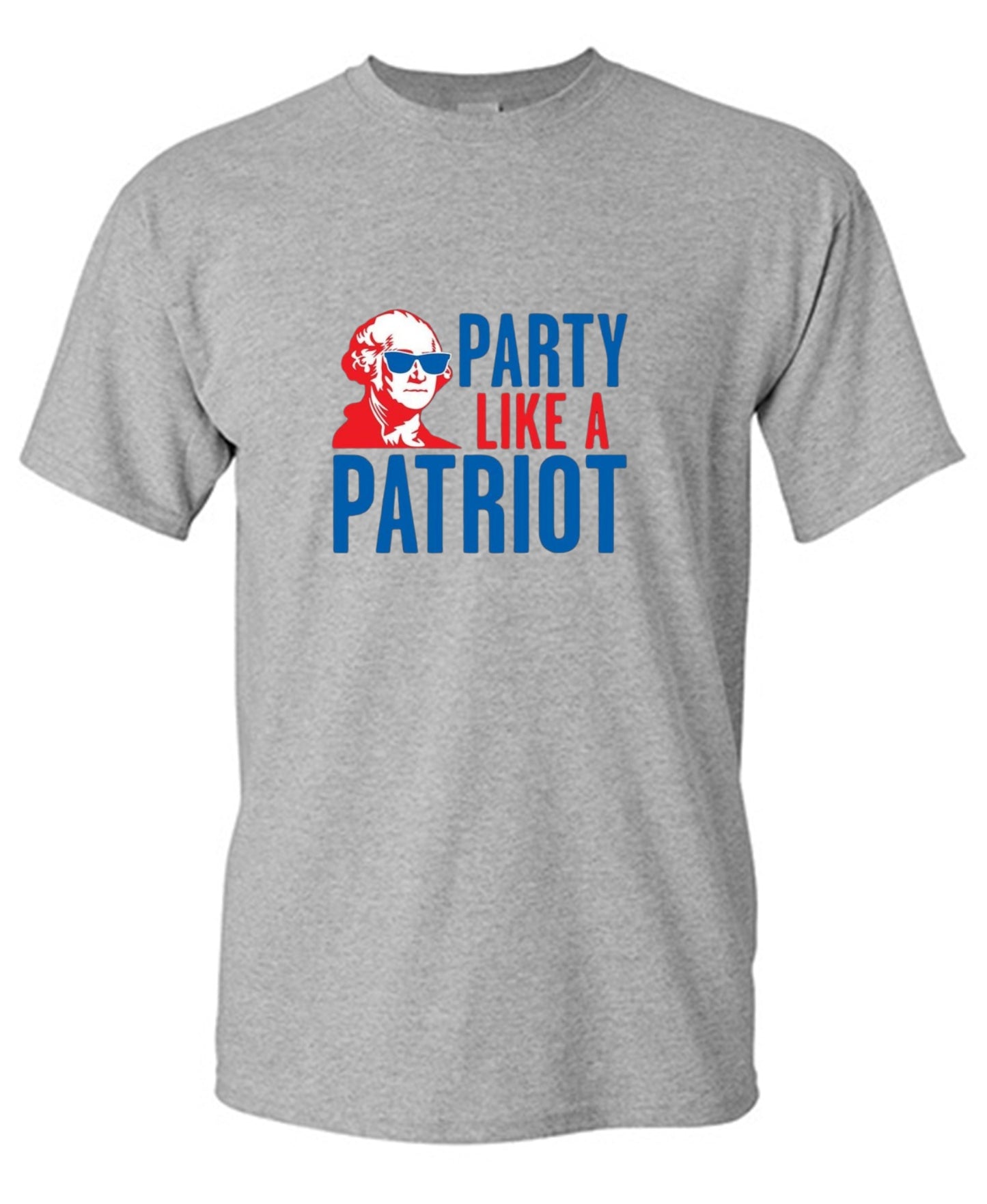 Funny T-Shirts design "Party Like A Patriot"