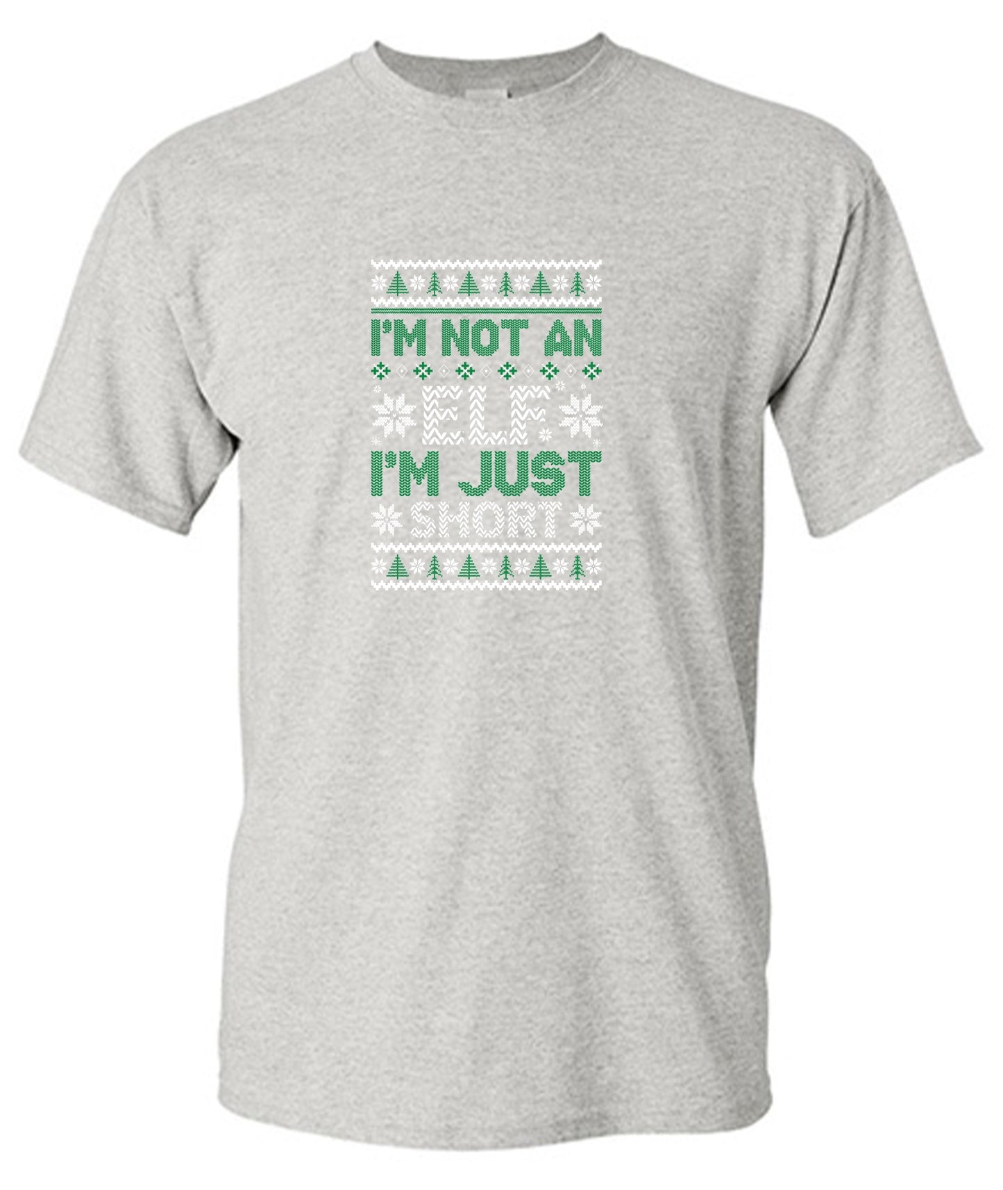 Funny T-Shirts design "I'm Not An Elf, I'm Just Short T-Shirt"