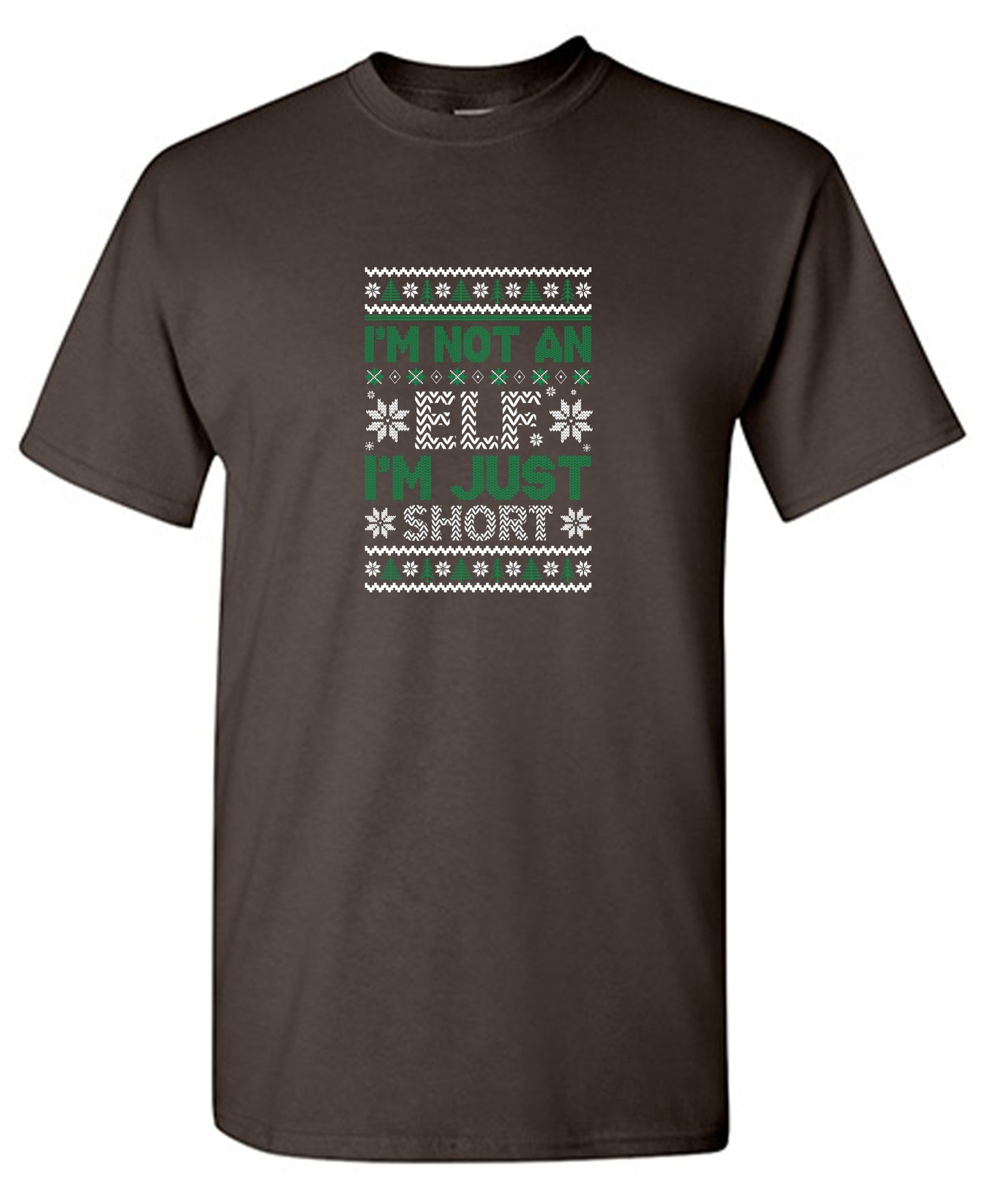 Funny T-Shirts design "I'm Not An Elf, I'm Just Short T-Shirt"