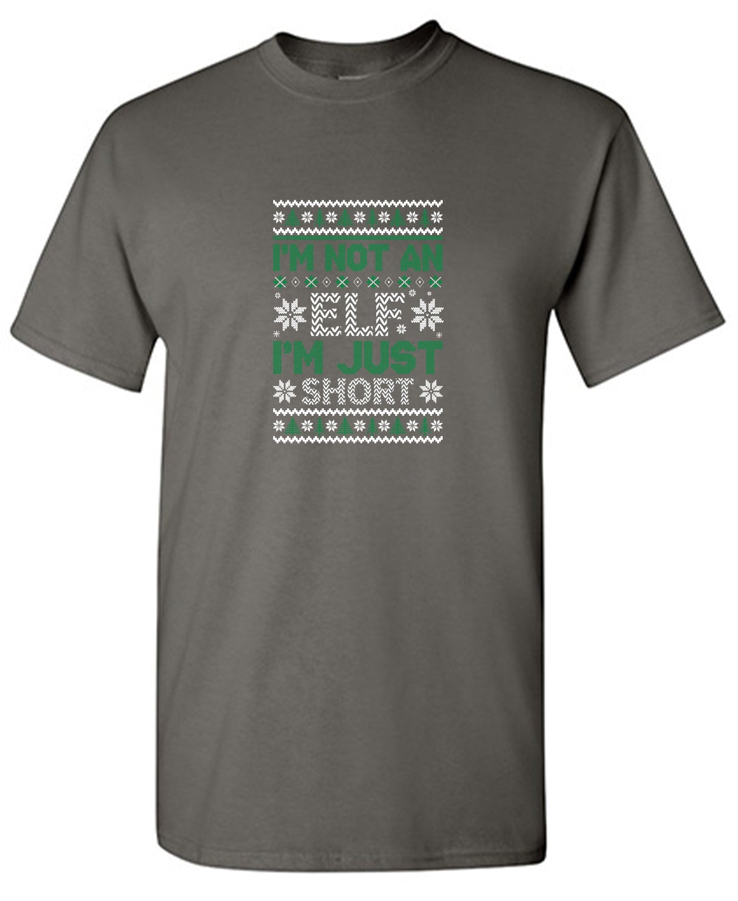 Funny T-Shirts design "I'm Not An Elf, I'm Just Short T-Shirt"