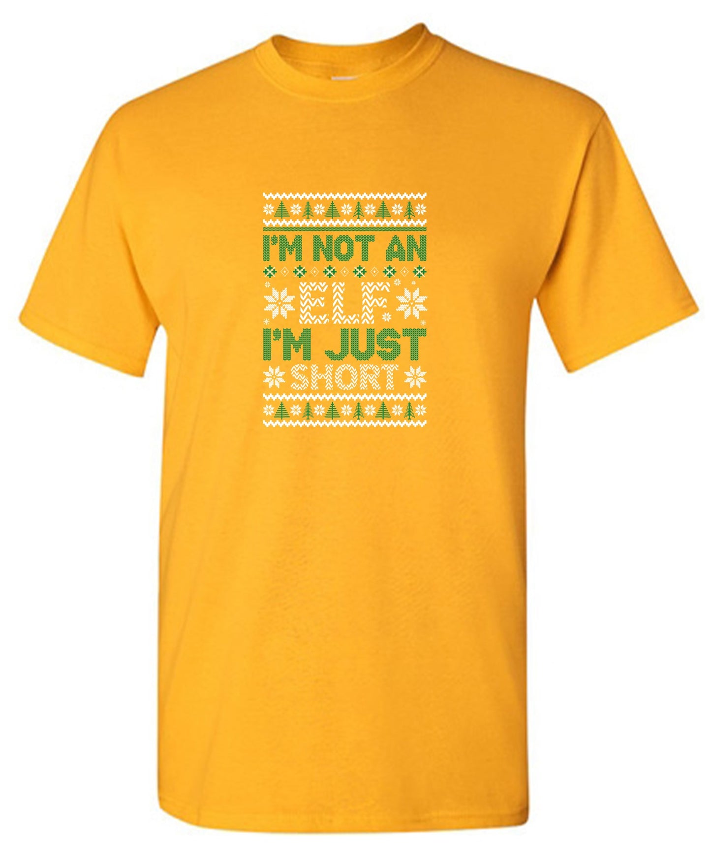 Funny T-Shirts design "I'm Not An Elf, I'm Just Short T-Shirt"