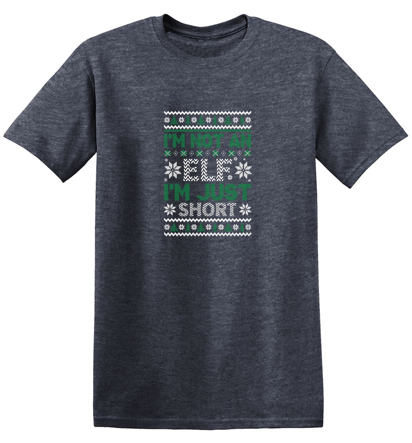 Funny T-Shirts design "I'm Not An Elf, I'm Just Short T-Shirt"