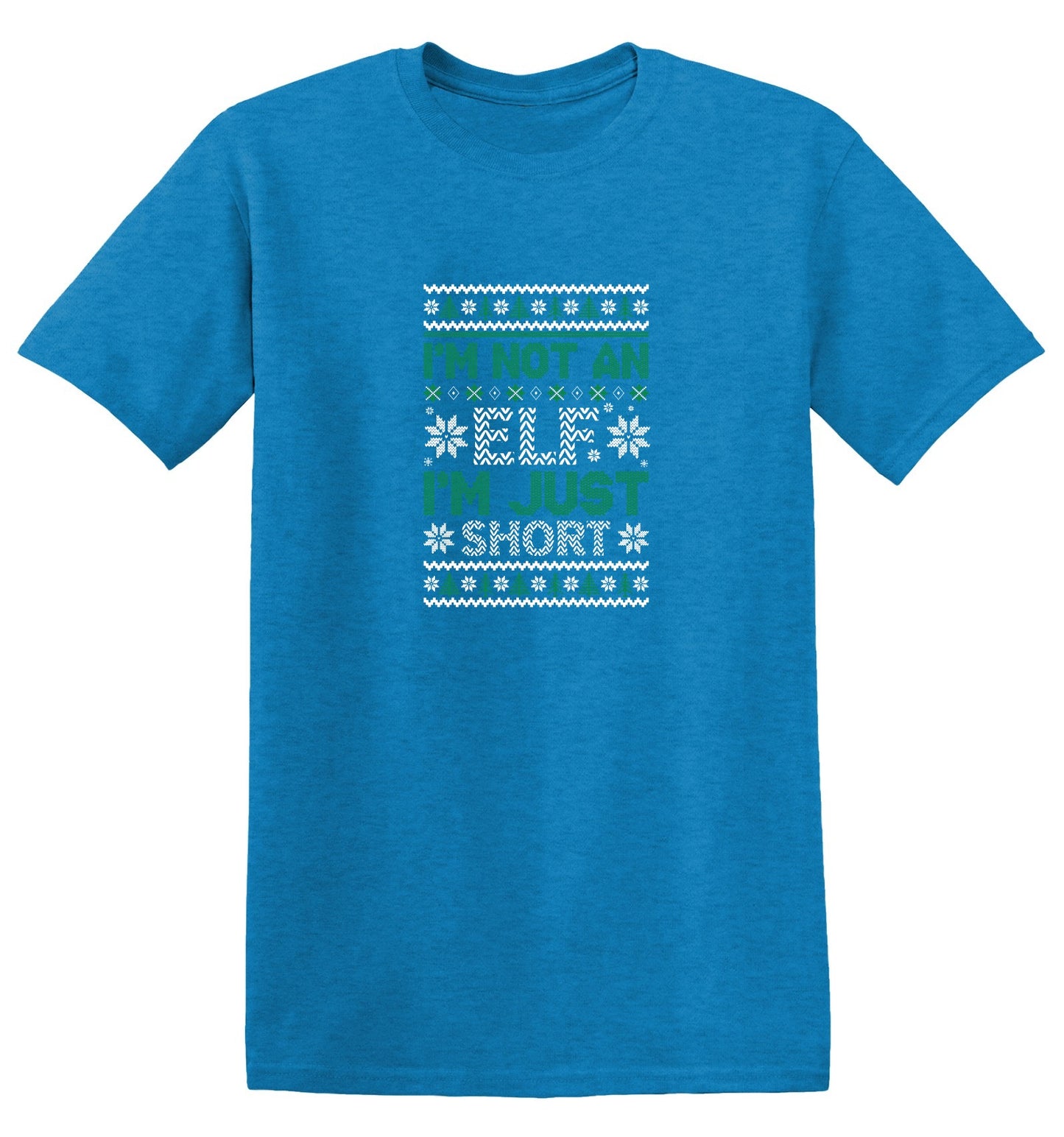 Funny T-Shirts design "I'm Not An Elf, I'm Just Short T-Shirt"