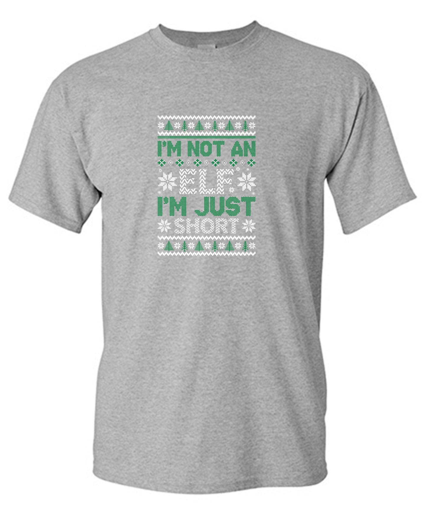 Funny T-Shirts design "I'm Not An Elf, I'm Just Short T-Shirt"