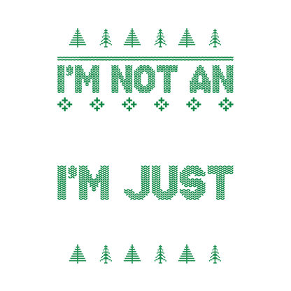 Funny T-Shirts design "I'm Not An Elf, I'm Just Short T-Shirt"