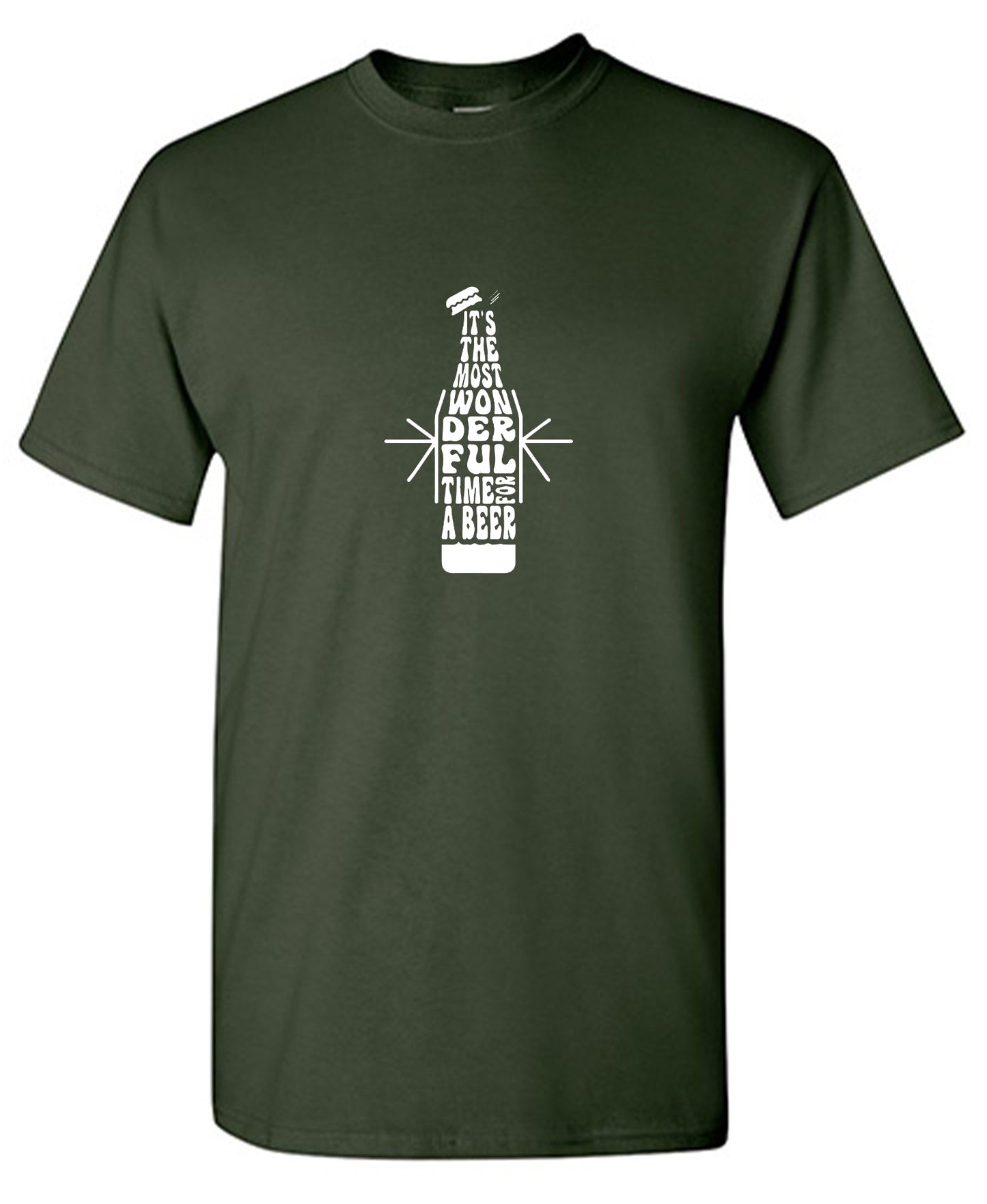 Funny T-Shirts design "It’s the Most Wonderful Time for a Beer T-Shirt"