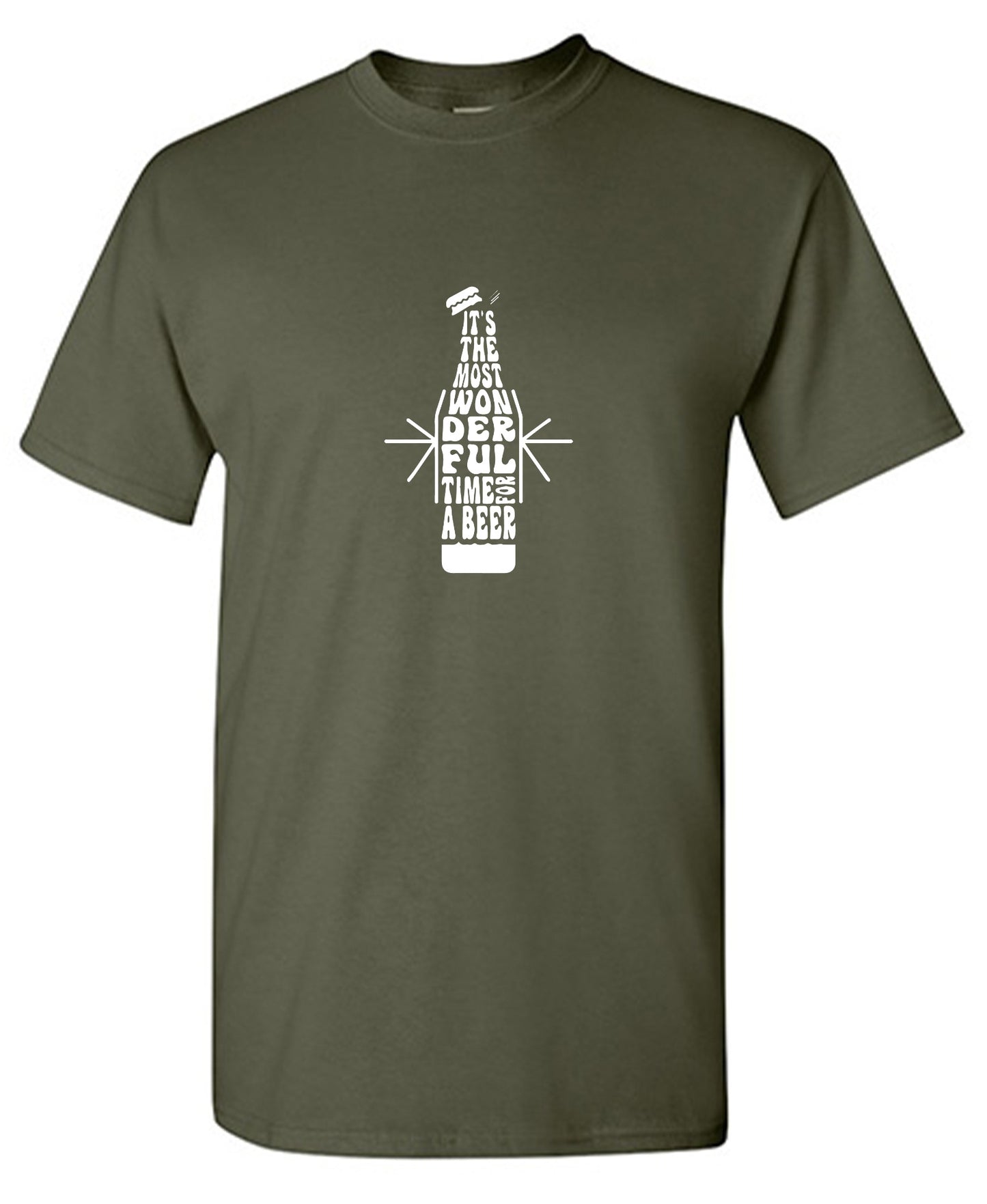 Funny T-Shirts design "It’s the Most Wonderful Time for a Beer T-Shirt"