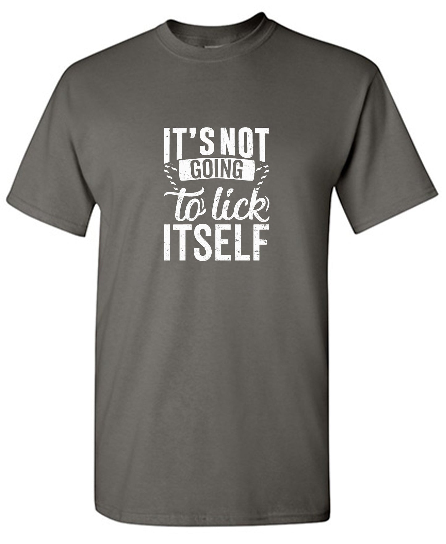 Funny T-Shirts design "It's Not Going To Lick Itself T-Shirt - Youth"