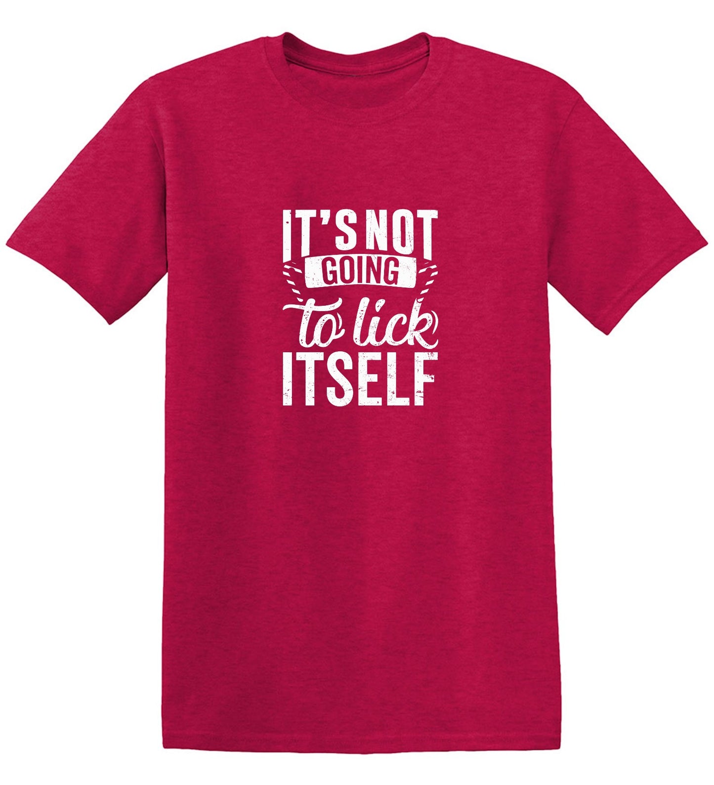 Funny T-Shirts design "It's Not Going To Lick Itself T Shirt"