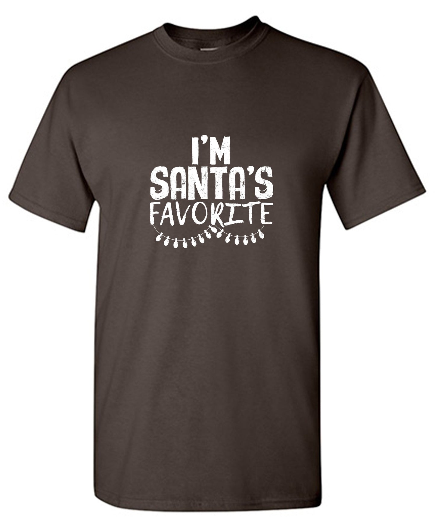 Funny T-Shirts design "I'm Santa's Favorite Tee"
