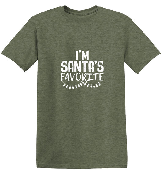 Funny T-Shirts design "I'm Santa's Favorite Tee"