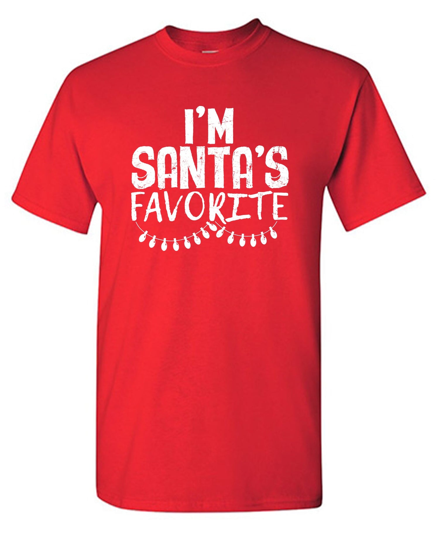 Funny T-Shirts design "I'm Santa's Favorite Tee"