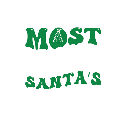 Funny T-Shirts design "Most Likely To Eat Santa's Cookies T-Shirt"