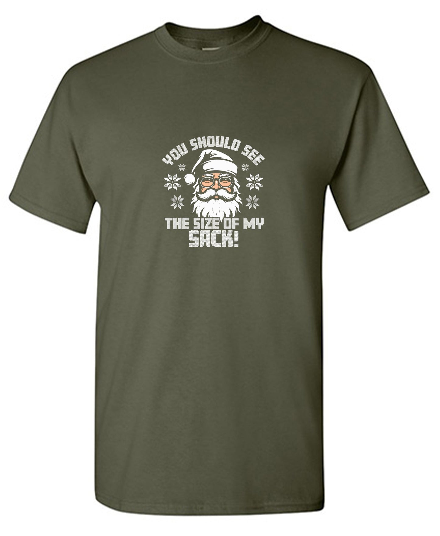 Funny T-Shirts design "You Should See The Size Of My Sack T-Shirt"