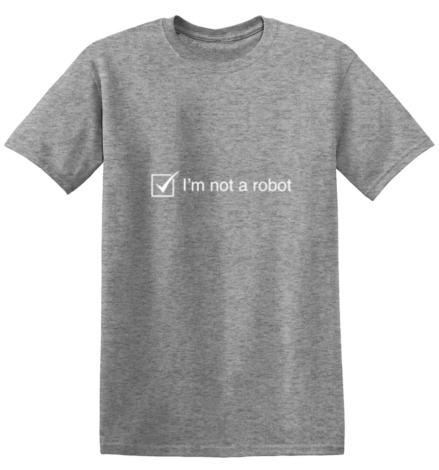 Funny T-Shirts design "I'm Not A Robot"