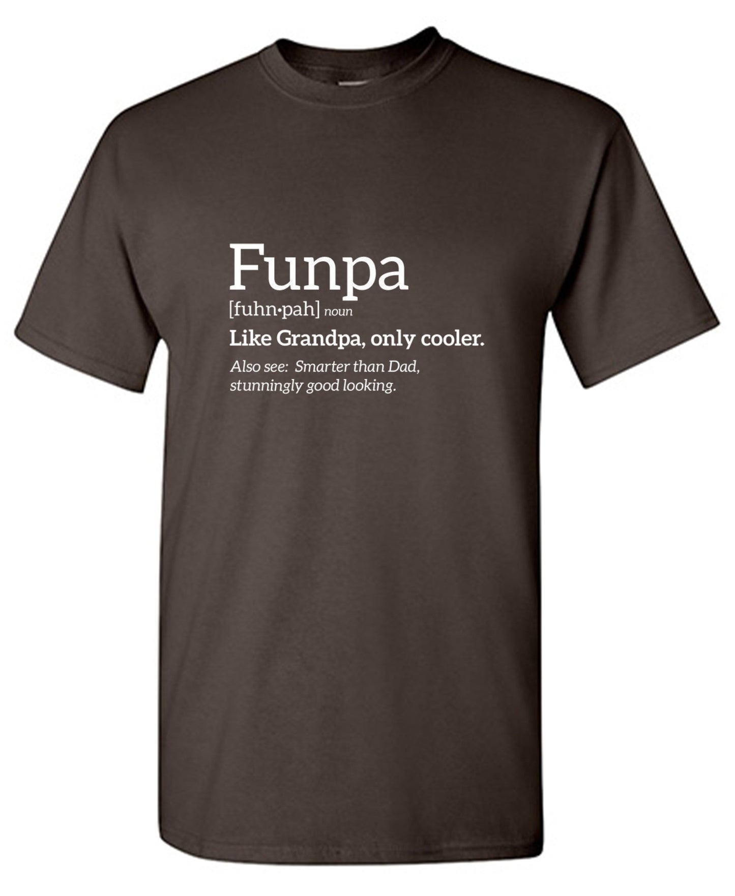 Funny T-Shirts design "Funpa Like Grandpa Only Cooler"