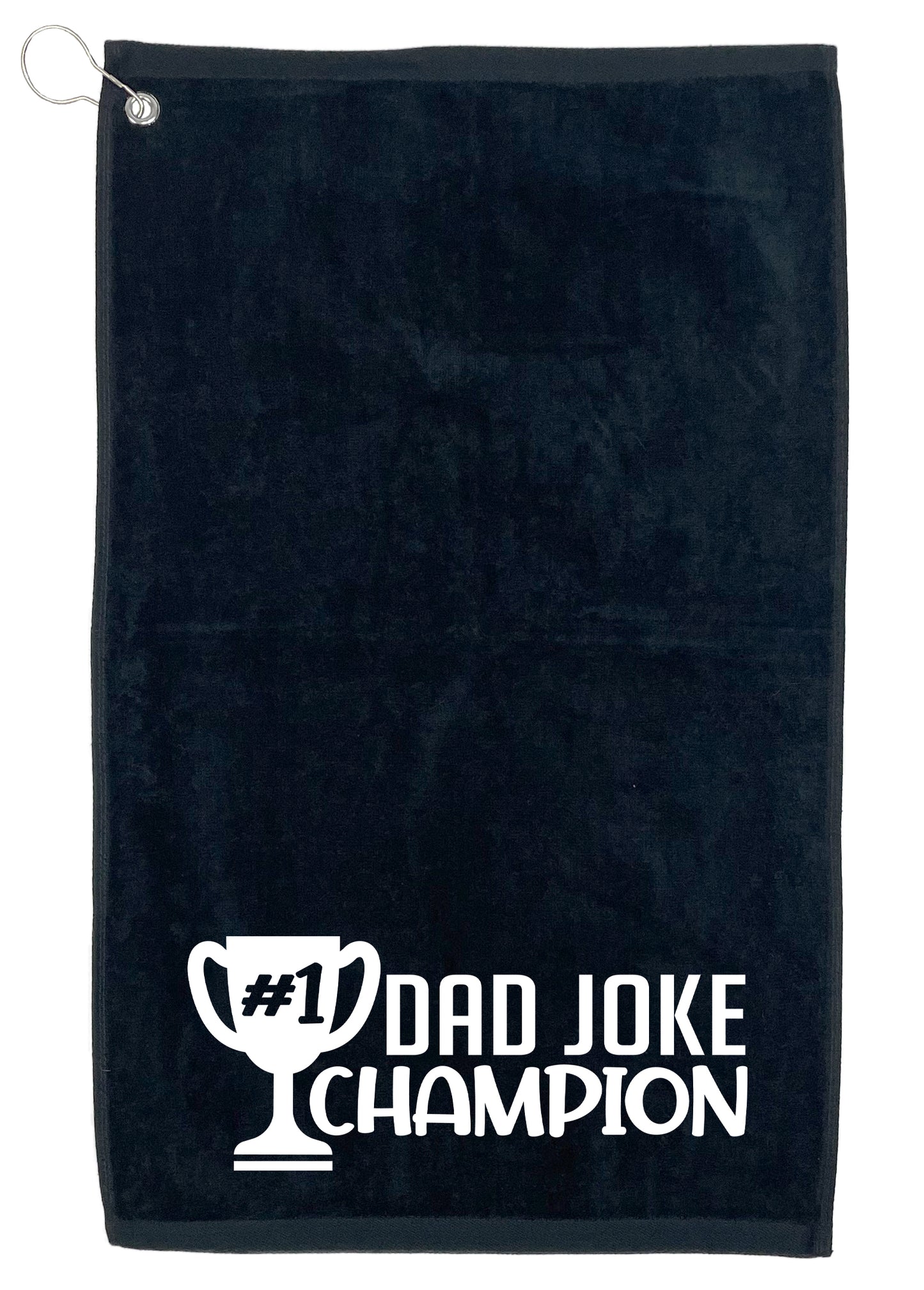 Dad Joke Champion, Golf Towel - Funny T Shirts & Graphic Tees