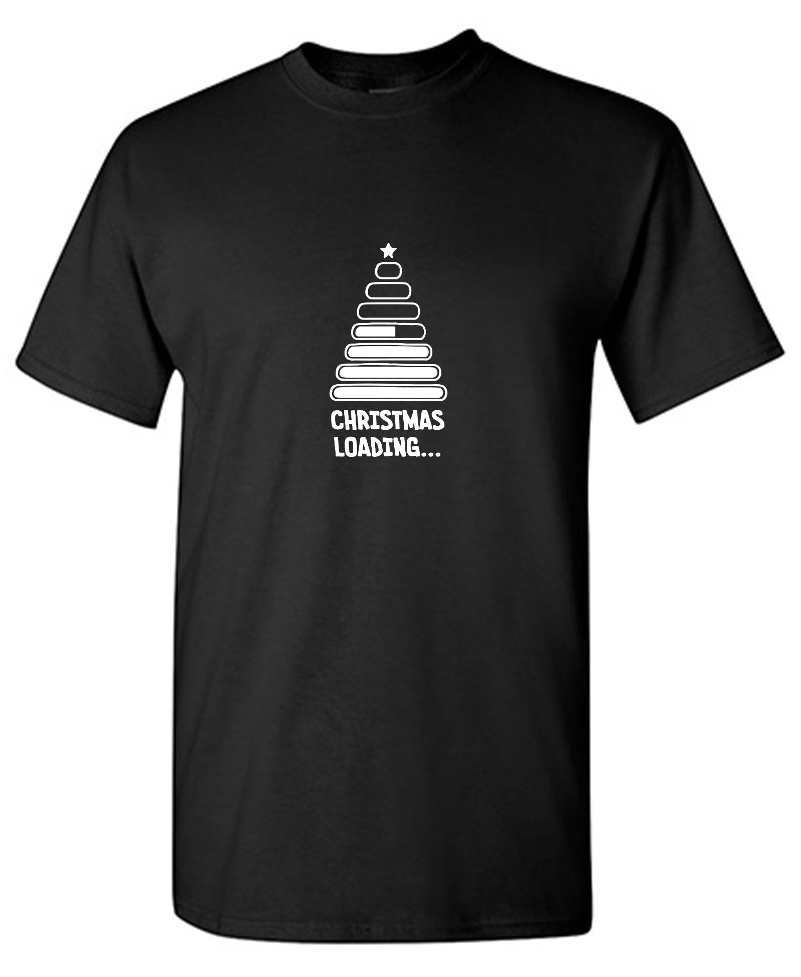 Funny T-Shirts design "Christmas Loading… T-Shirt"