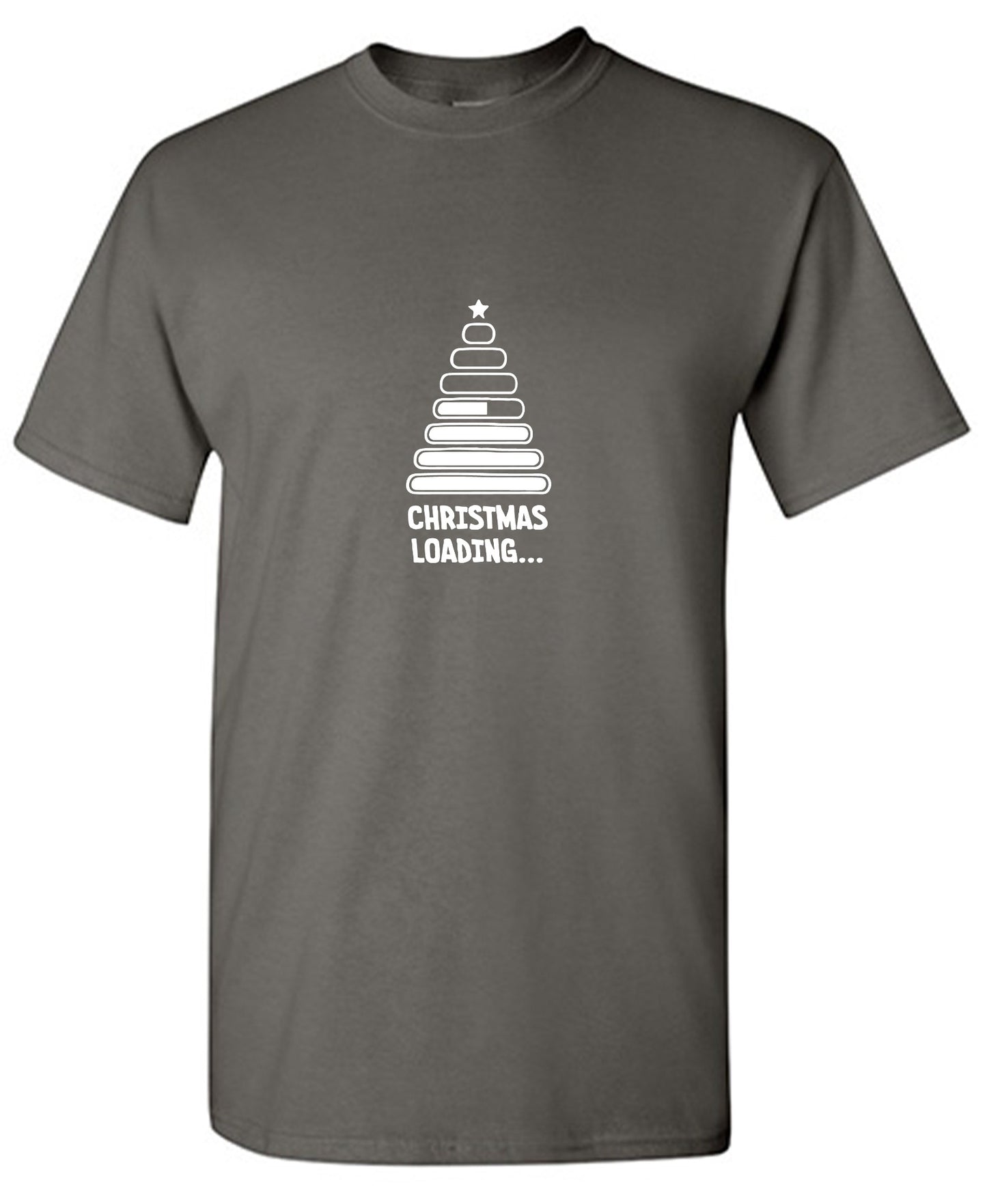 Funny T-Shirts design "Christmas Loading… T-Shirt"