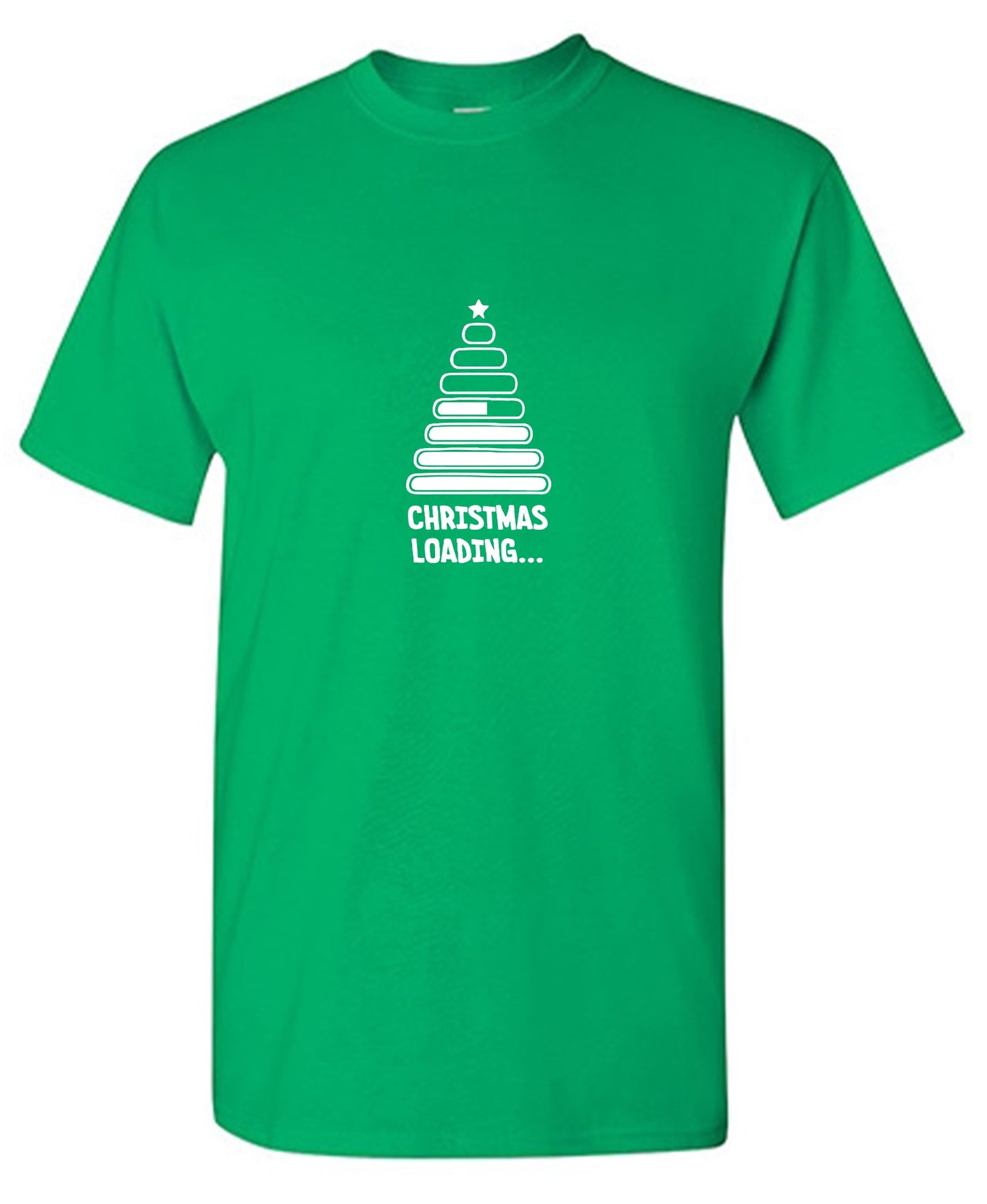 Funny T-Shirts design "Christmas Loading… T-Shirt"