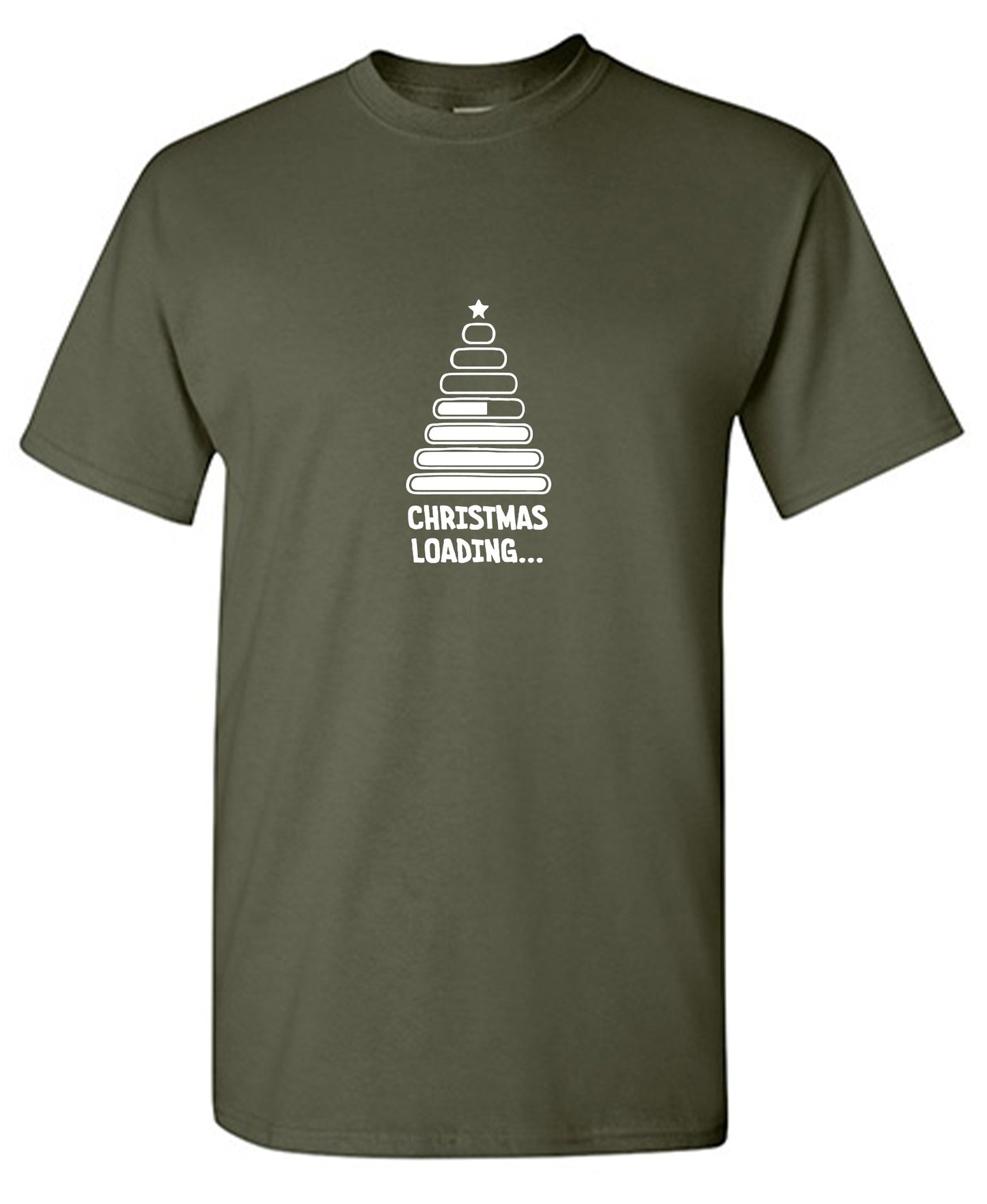 Funny T-Shirts design "Christmas Loading… T-Shirt"