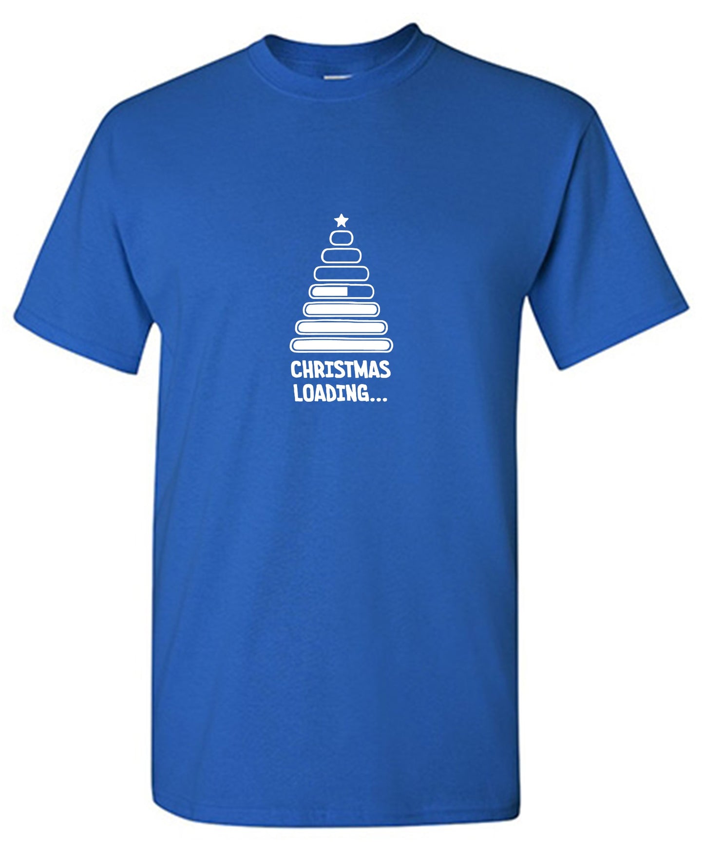 Funny T-Shirts design "Christmas Loading… T-Shirt"