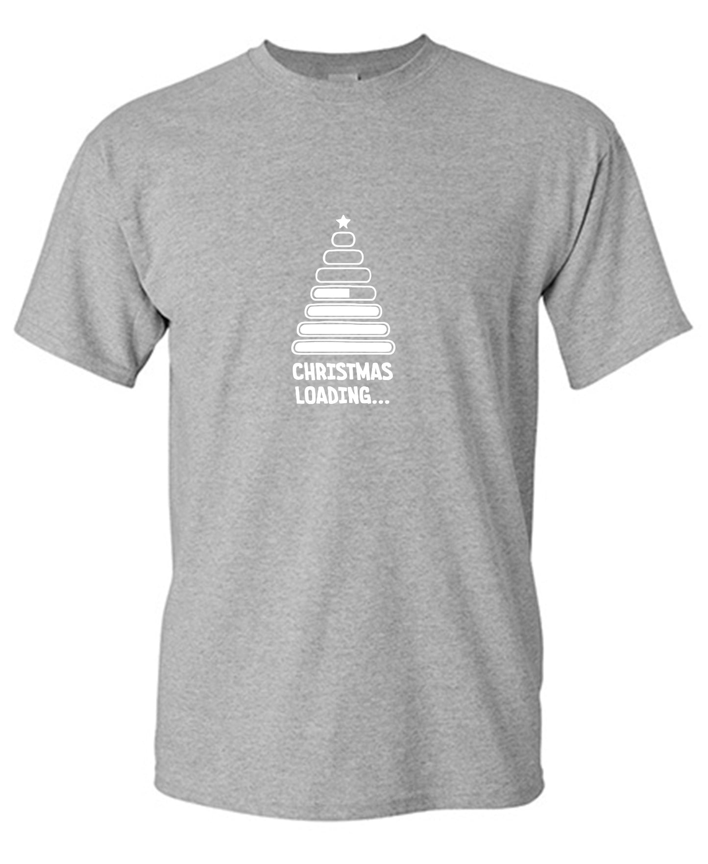 Funny T-Shirts design "Christmas Loading… T-Shirt"