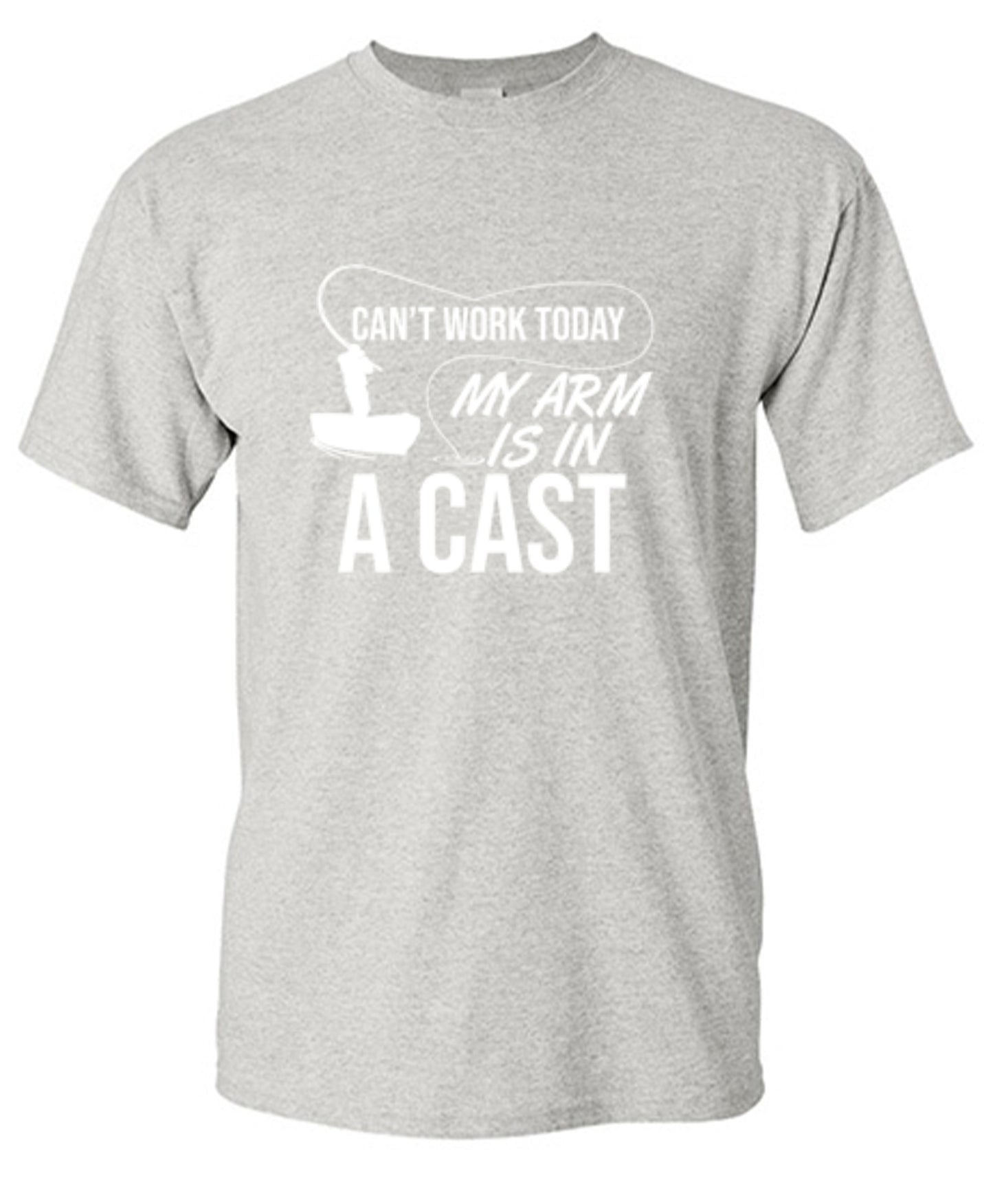 Funny T-Shirts design "Can't Work Today My Arm Is In A Cast"