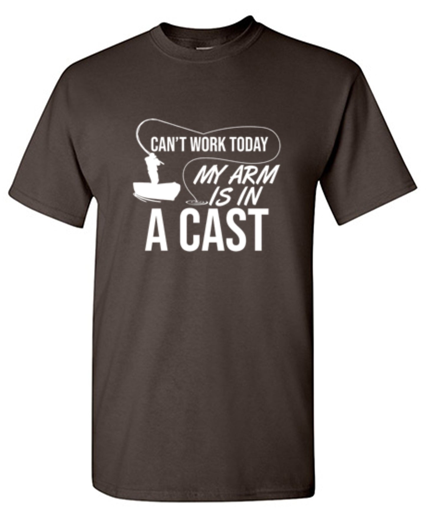 Funny T-Shirts design "Can't Work Today My Arm Is In A Cast"