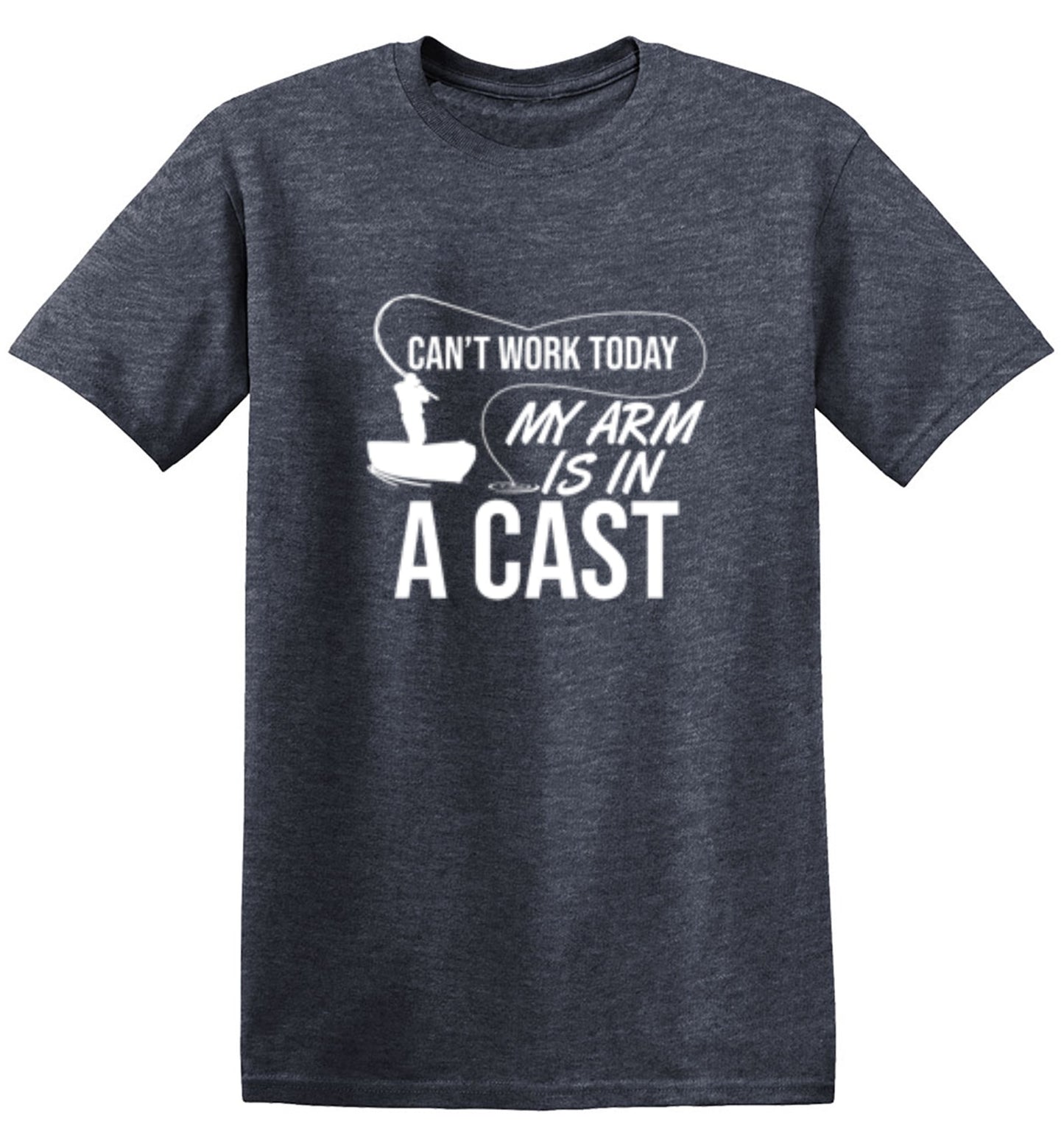 Funny T-Shirts design "Can't Work Today My Arm Is In A Cast"