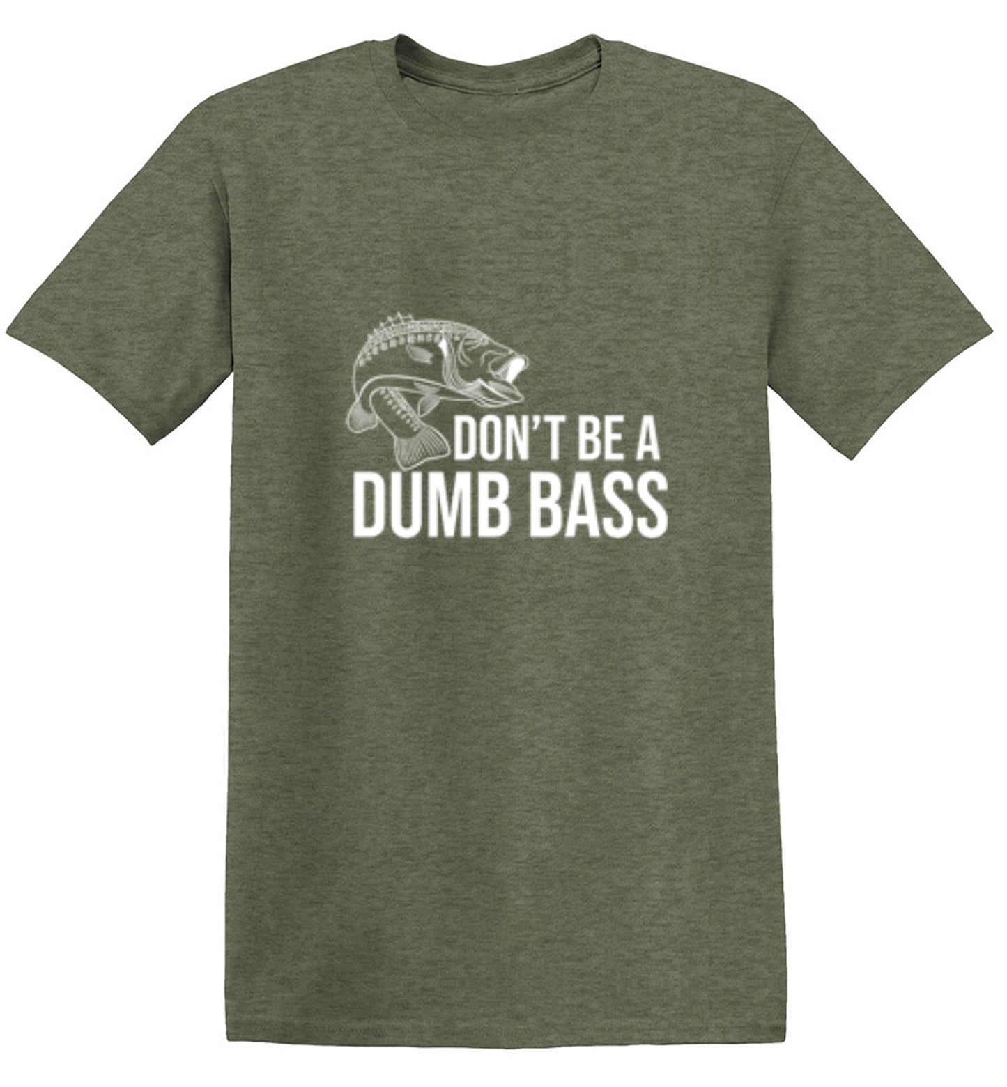 Funny T-Shirts design "Don't Be A Dumb Bass"