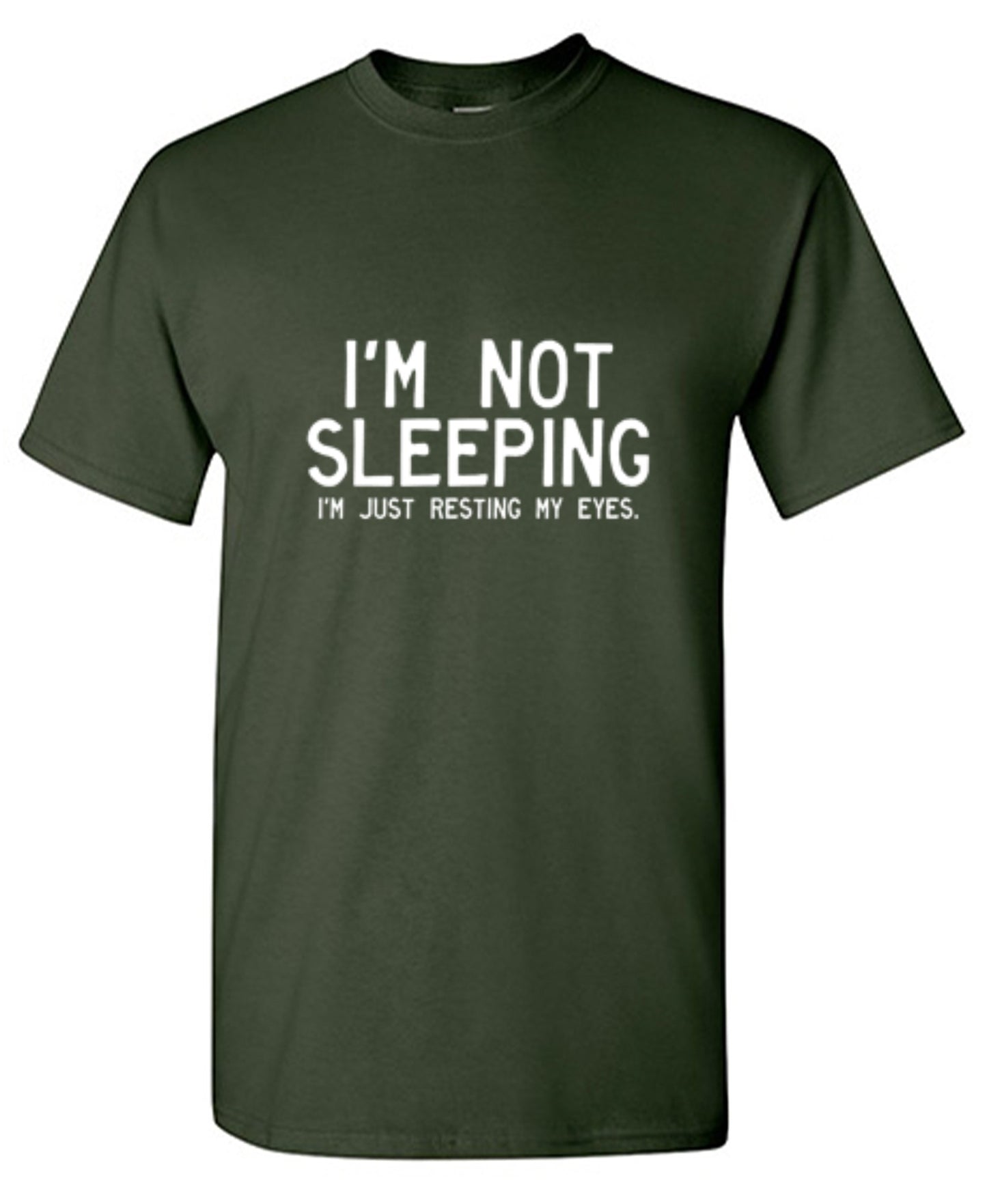 Funny T-Shirts design "I'm Not Sleeping I'm Just Resting My Eyes T-Shirt - Youth"