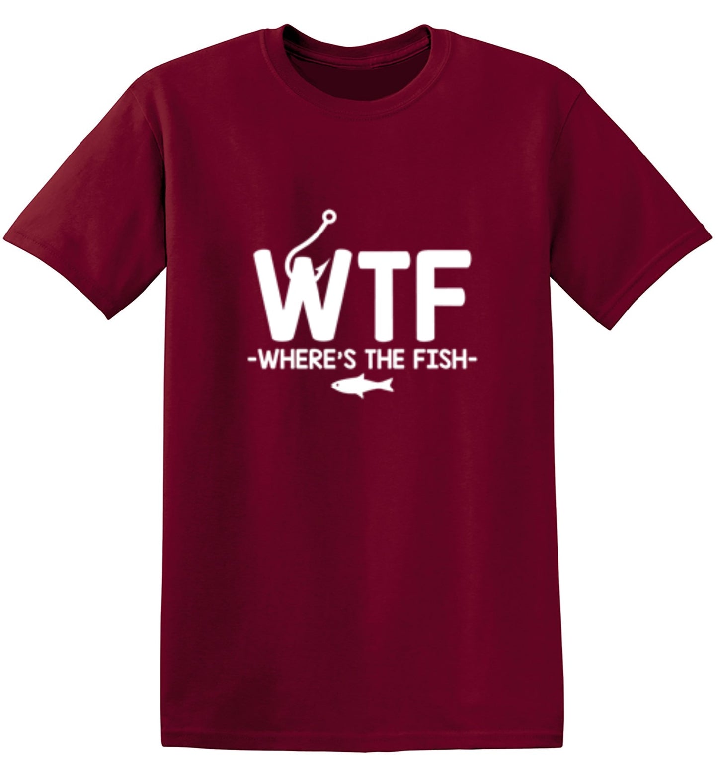 Funny T-Shirts design "WTF - Where's The Fish T-Shirt - Youth"