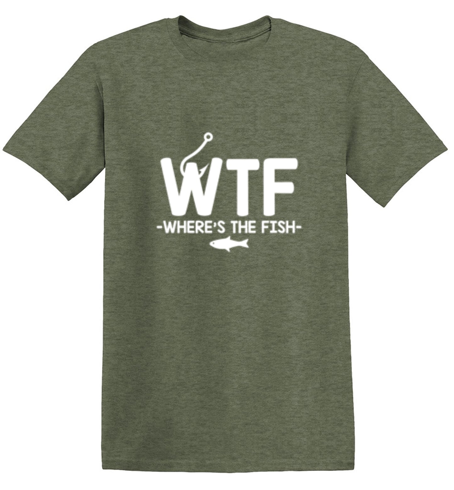 Funny T-Shirts design "WTF - Where's The Fish T-Shirt - Youth"